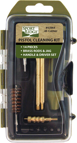 SPORT RIDGE CLEANING KIT - PISTOL 45CAL 14PC — view 1