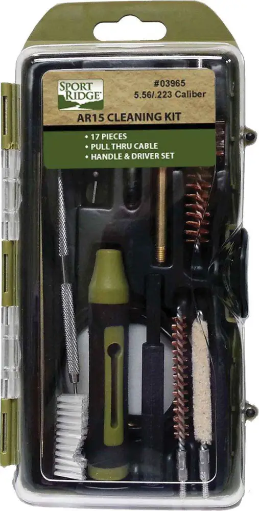 SPORT RIDGE AR15 17PC RIFLE CLEANING KIT HARD CASE — view 1