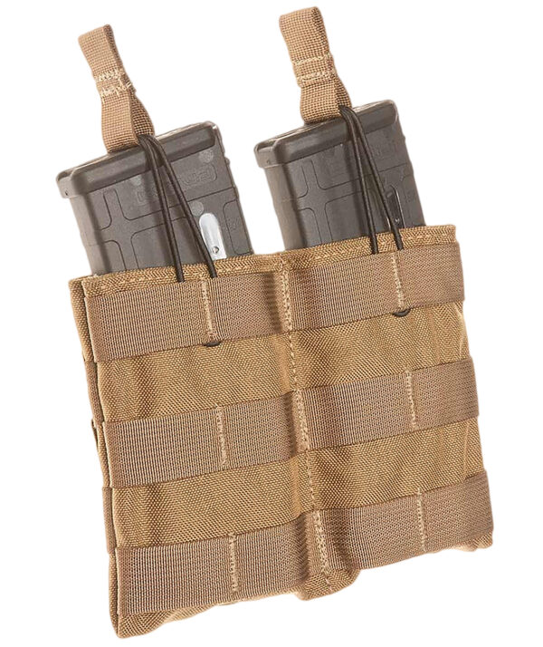 Tacshield T3507CY Speed Load Double Rifle Double Coyote 1000D Nylon MOLLE — view 1