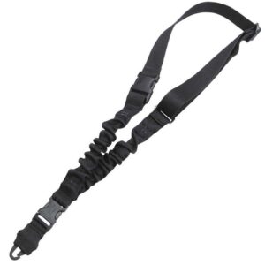 TAC SHIELD SHOCK SLING BLACK 1 1/4" SINGLE POINT W/DOUBLE ERB