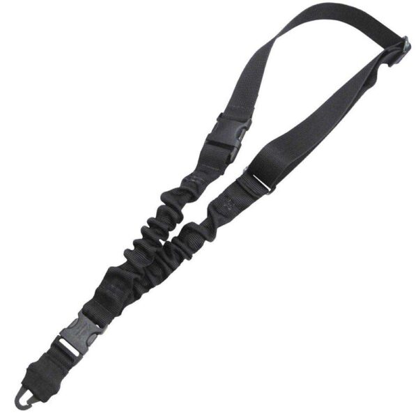TAC SHIELD SHOCK SLING BLACK 1 1/4" SINGLE POINT W/DOUBLE ERB — view 1