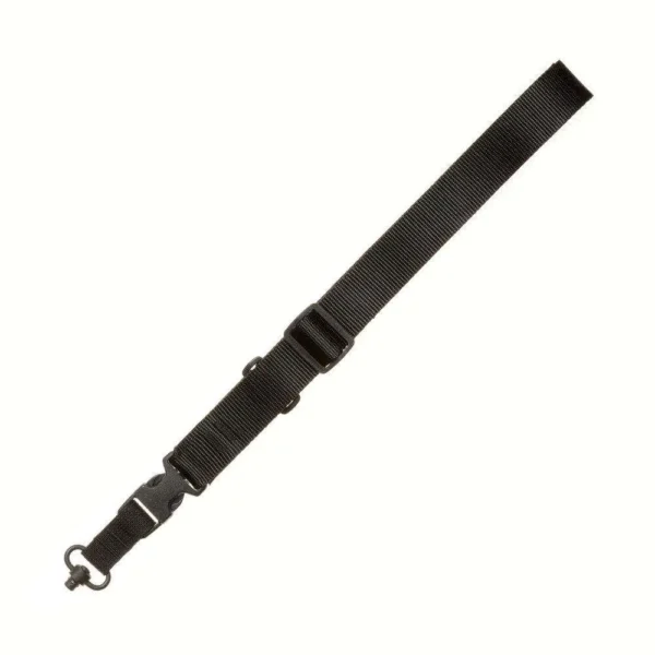 TAC SHIELD CQB SINGLE POINT SLING QD PUSH BUTTON SWIVEL BLACK  1 1/2" — view 1