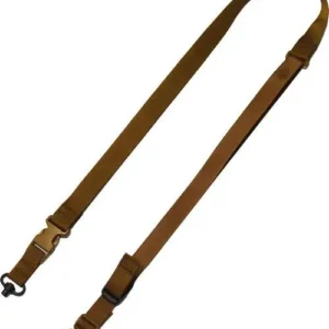 TAC SHIELD TACTICAL 2 POINT QD SLING W. FAST ADJ. COYOTE 1.25IN
