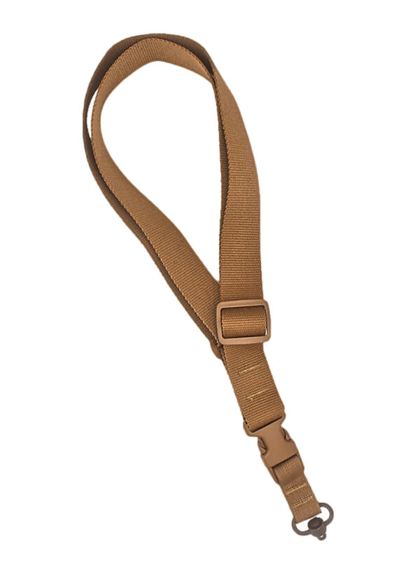 Tacshield T6006CY CQB Sling Coyote Tan Webbing Rifle/Shotgun — view 1
