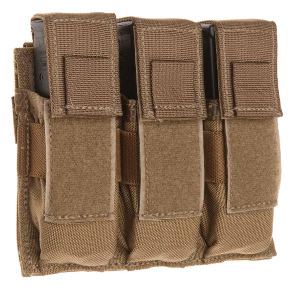 Tacshield T3603CY Universal Triple Pistol Triple Coyote 1000D Nylon — view 1