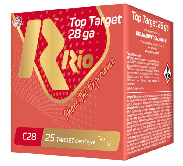 Rio Ammunition RC289 Top Target  28 Gauge 2.75" 3/4 oz 9 Shot 25 Per Box/ 10 Case — view 1