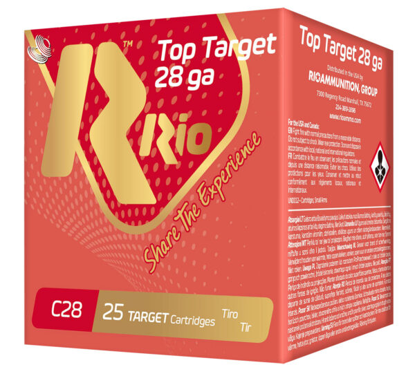 Rio Ammunition RC288 Top Target  28 Gauge 2.75", 3/4 oz 8 Shot, 25 Per Box/10 Cs — view 1