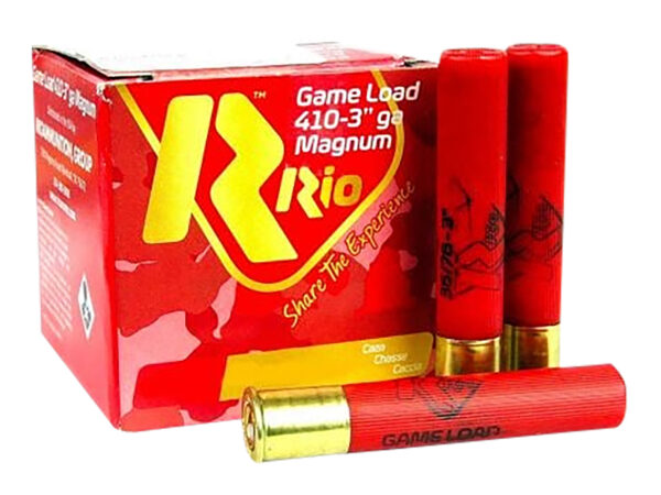 Rio Ammunition RCHV368 Game Load  410Gauge 3" 11/16oz 8Shot 25 Per Box/10 Case — view 1