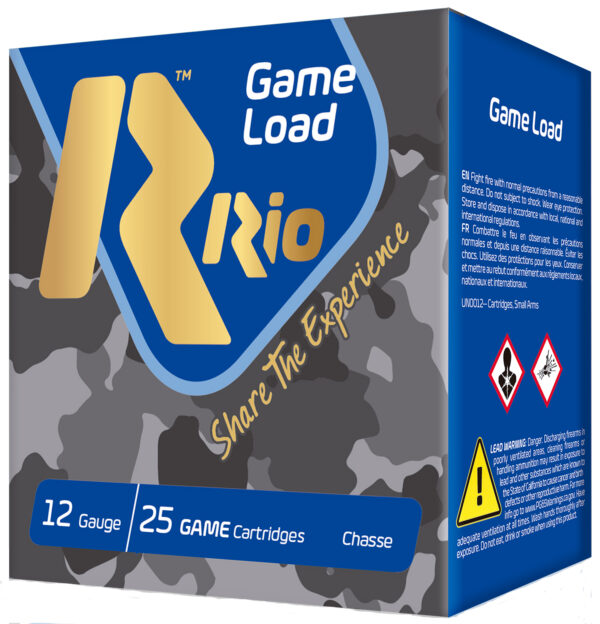 Rio Ammunition SG328 Game Load Super Game High Velocity 12Gauge 2.75" 1 1/8oz 8Shot 25 Per Box/10 Case — view 1