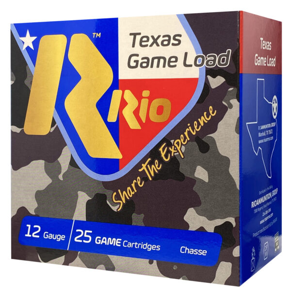 Rio Ammunition TGHV366 Texas Game Load High Velocity 12Gauge 2.75" 1 1/4oz 6Shot 25 Per Box/10 Case — view 1