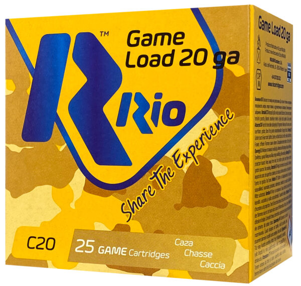 Rio Ammunition RC206 Game Load  20Gauge 2.75" 1oz 6Shot 25 Per Box/10 Case — view 1