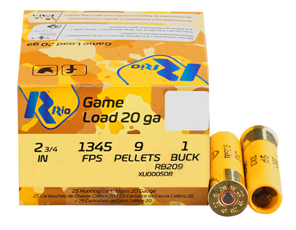 Rio Ammunition RB209 Royal Buck  20Gauge 2.75" 1 1/8oz 1Buck Shot 25 Per Box/10 Case — view 1