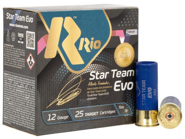 Rio Ammunition ST32HV8 Star Team EVO High Velocity 12 Gauge 2.75" 1 1/8 oz 8 Shot 25 Per Box/ 10 Cs — view 1