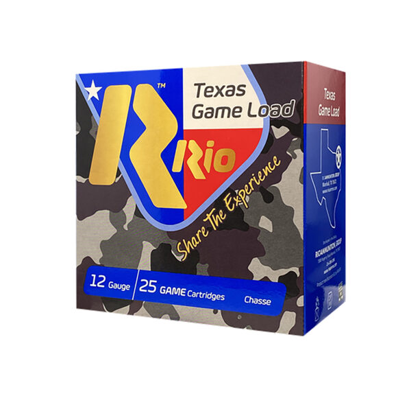 Rio Ammunition TG366TX Texas Game Load High Velocity 12Gauge 2.75" 1 1/4oz 6Shot 25 Per Box/10 Case — view 1