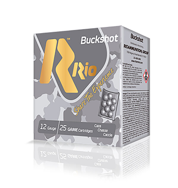 Rio Ammunition RB122725 Royal Buck  12Gauge 2.75" 4Buck Shot 25 Per Box/10 Case — view 1