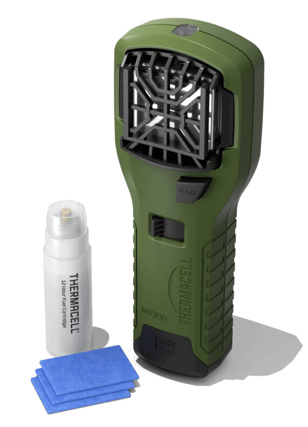 Thermacell MR300G MR300 Portable Repeller Olive Effective 15 ft Odorless Scent Repels Mosquito Effective Up to 12 hrs — view 1
