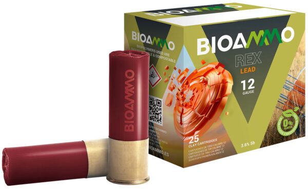 Bioammo BR2875 Rex Lead Competition 12Gauge 2.75" 1oz 7.5Shot 25 Per Box/10 Case — view 1