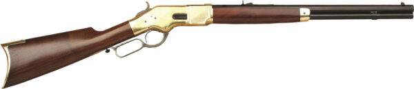 CIMARRON 1866 YELLOWBOY 44SP - 20" OCTAGON BRASS/BLUED WALNUT — view 1