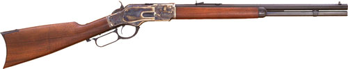 CIMARRON 1873 SHORT RIFLE - 44/40 20"OCTAGON CC/BLUED WAL — view 1