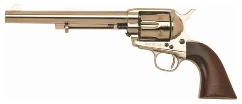 CIMARRON CAVALRY SCOUT 45LC - FS 7.5" POLISHED NICKEL/WALNUT — view 1