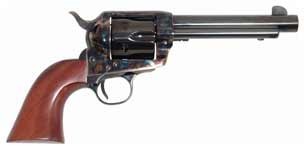 CIMARRON FRONTIER 38SPL/357MAG - PW FS 5.5" CC/BLUED WALNUT — view 1