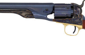CIMARRON 1860 ARMY FLUTED 8" - 44 CAL CHARCOAL BLUED WALNUT — view 2