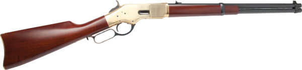 CIMARRON 1866 YELLOWBOY 22LR - 19" BRASS/BLUED WALNUT — view 1