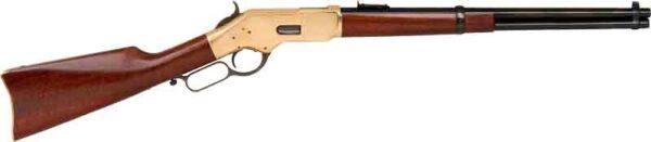 CIMARRON 1866 YELLOWBOY 38SP - 19" SR CARBINE BRASS/BLUED — view 1