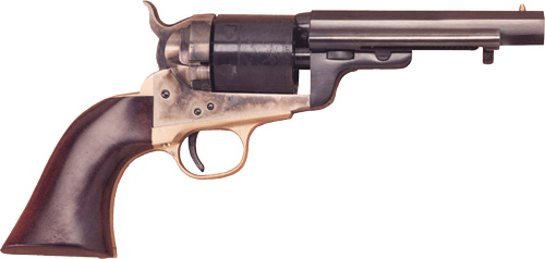 CIMARRON 1851 RICHARDS-MASON - 38SPL 4.75" CC/BLUED WALNUT — view 1