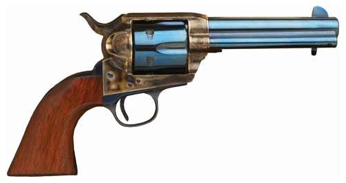 CIMARRON P-MODEL 45LC 4.75" - FS CC/CHARCOAL BLUED WALNUT — view 1