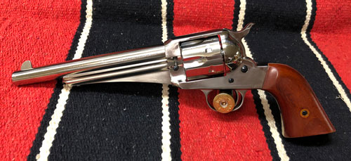 CIMARRON 1875 OUTLAW 45LC - FS 7.5" NICKEL WALNUT — view 1