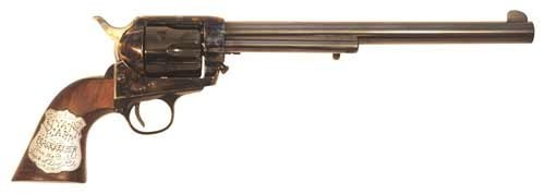 CIMARRON WYATT EARP 45LC OM - FS 10" CC/BL WALNUT W/SHIELD — view 1