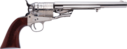 CIMARRON 1860 RICHARDS-MASON - TYP2 45LC 8" FS NICKEL WALNUT — view 1