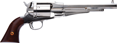 CIMARRON 1858 NEW MODEL ARMY - 45LC FS 8" NICKEL WALNUT — view 1