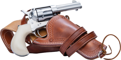 CIMARRON DOC HOLLIDAY SET - 45LC SS W/KNIFE & HOLSTER — view 1