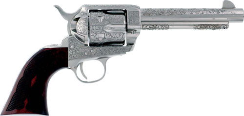 CIMARRON BUFFALO BILL CODY - 357MAG 5.5" ENGRAVED NICKEL — view 1