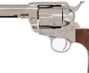 CIMARRON PISTOLERO 9MM - FS 4.75" NICKEL/WALNUT — view 2