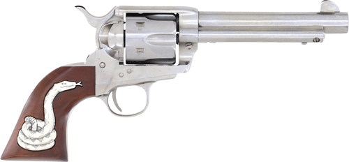 CIMARRON MAN W/NO NAME 357 MAG - FRONTIER 5.5" SILVER SNAKE — view 1