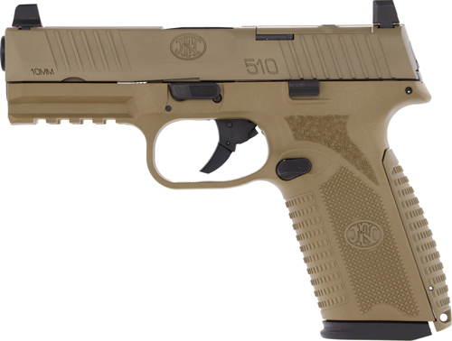 FN 510 MRD 10 MM NMS - 2-10RD MAG FDE — view 1