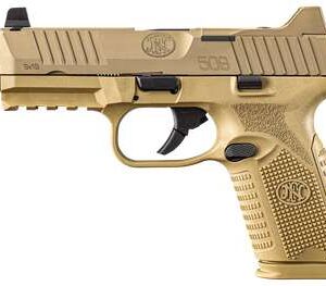 FNH FN 509 M TACTICAL BUNDLE HGA 9MM 4.5IN THREADED BBL NMS FDE 1/15RD 4/24RD SUPP SIGHTS