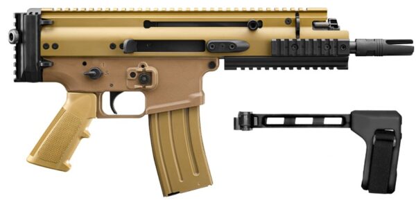 SCAR 15P 5.56 7.5" Brace FDE 10-rd — view 1