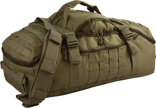 RED ROCK TRAVELER DUFFLE BAG - BACKPACK OR LUGGAGE OLIVE DRAB — view 1