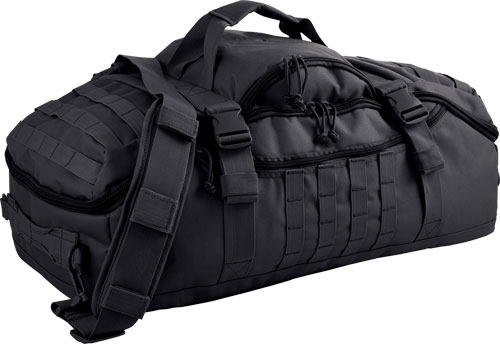 RED ROCK TRAVELER DUFFLE BAG - BACKPACK OR LUGGAGE BLACK — view 1