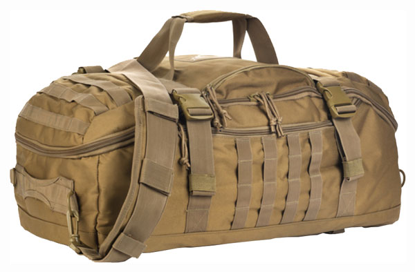 RED ROCK TRAVELER DUFFLE BAG - BACKPACK OR LUGGAGE COYOTE — view 1
