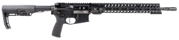 Patriot Ordnance Factory 01648 Minuteman Direct Impingement *CA Compliant 5.56x45mm NATO 16.50" 10+1 Black Hard Coat Anodized 6 Position MFT Stock — view 1