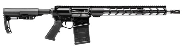 Patriot Ordnance Factory 02357  LMR Base 308 Win 20+1 16.50" Black Aluminum Receiver A2 Style Grip — view 1