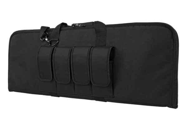 NcStar CVCP2960B36 VISM Carbine Case Black PVC Nylon w/ Lockable Zippers Pockets & Padded Carry Handle — view 1