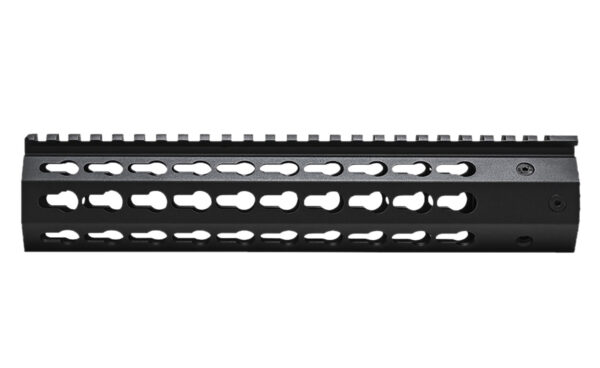 NcStar VMARFFKMC Keymod Handguard  Free-Floating Aluminum Black Anodized 10" for AR-15, M4 — view 1