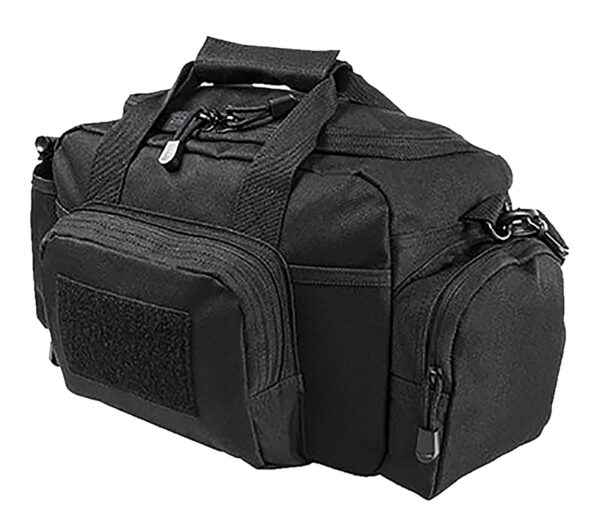 NcStar CVSRB2985B VISM Range Bag with Small Size, Side Pockets, PALs Webbing, Carry Handles, Pockets & Black Finish — view 1
