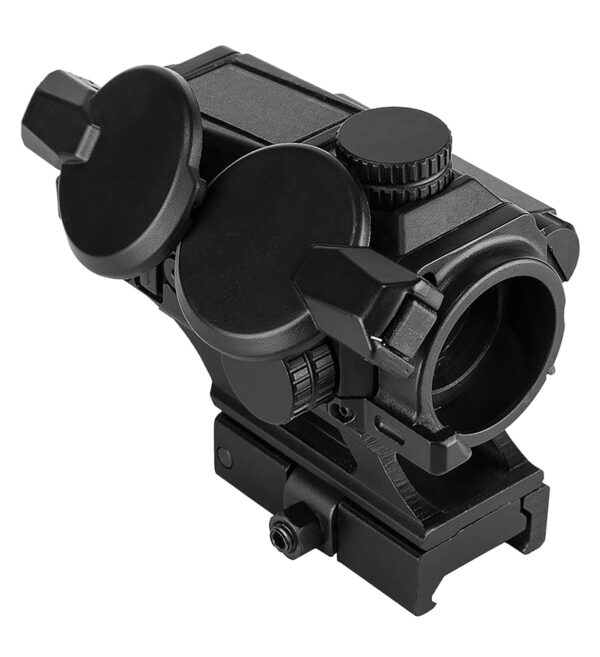 NcStar VDBSOLC SPD Solar Combat Red Dot Reflex Optic  Black Anodized 1 x 24.5 mm 4 MOA Red Dot — view 1